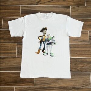 Vintage 1995 Disney Pixar Toy Story Rare Movie Promo Graphic T Shirt Sz Large